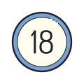18 eingekreist icon