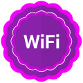 外部 WiFi 标签平面图标 inmotus 设计 icon