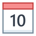 Calendrier 10 icon