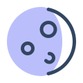 Luna creciente icon