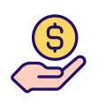 Coin In Hand icon