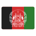 bandiera dell'Afghanistan arrotondata icon