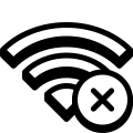 Wi-Fi off icon