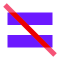 Not Equal icon