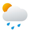 Небольшая облачность Дождь icon