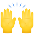 поднимающие руки-эмодзи icon