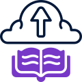 book cloud icon