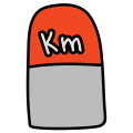 Kilometerstein icon