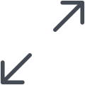 flèches diagonales-droite icon