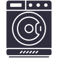 Laundry washing machine icon