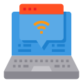 Laptop Signal icon