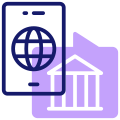 banco móvel externo-finanças pessoais-inipagistudio-lineal-color-inipagistudio icon