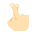 指を交差させた肌タイプ-1 icon