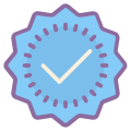 badge-vérifié icon