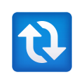 Clockeise-vertikale-Pfeile-Emoji icon