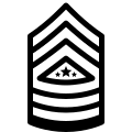 Sergeant Major of Army SMA icon