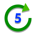 Rückgängig 5 icon