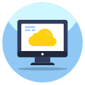 Cloud Computer icon