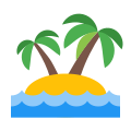 isla en el agua icon