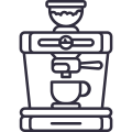 Coffe machine icon