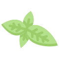 Externer-Basilikum-Gemüse-Flat-Offensichtlicher-Flat-Kerismacher icon