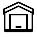 Garage geschlossen icon