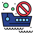 No Travelling icon