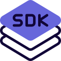 Sdk developer kit and application bundled group icon