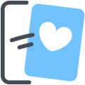 Swiping Heart Right icon