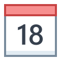 Calendário 18 icon