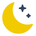 Luna brillante icon