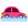 coche de inundación icon
