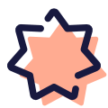 スターバースト形状 icon