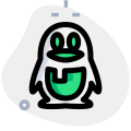 external-tencent-qq-an-instant-messaging-software-service-and-web-portal-developed-logo-green-tal-revivo icon