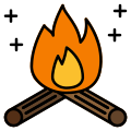 Campfire icon