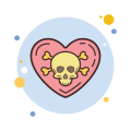 Skull Heart icon