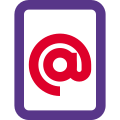 Contact card organizer icon