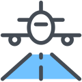 Atterrissage d'avion icon