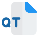 QT an audio format specifies how data in an audio stream is arranged icon