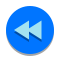 Rewind Button Round icon