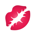 marca de beijo icon