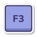 F3 键 icon