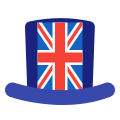 chapéu-bandeira da Grã-Bretanha icon