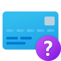 Bank Card Missing icon