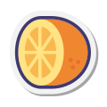 mezza arancia icon