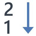 Reversed Numerical Sorting icon