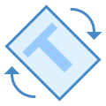 Rotazione automatica in base al testo icon