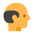 profil chauve icon