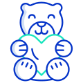 Heart Teddy Bear icon