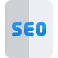 Seo file for web content optimization online icon